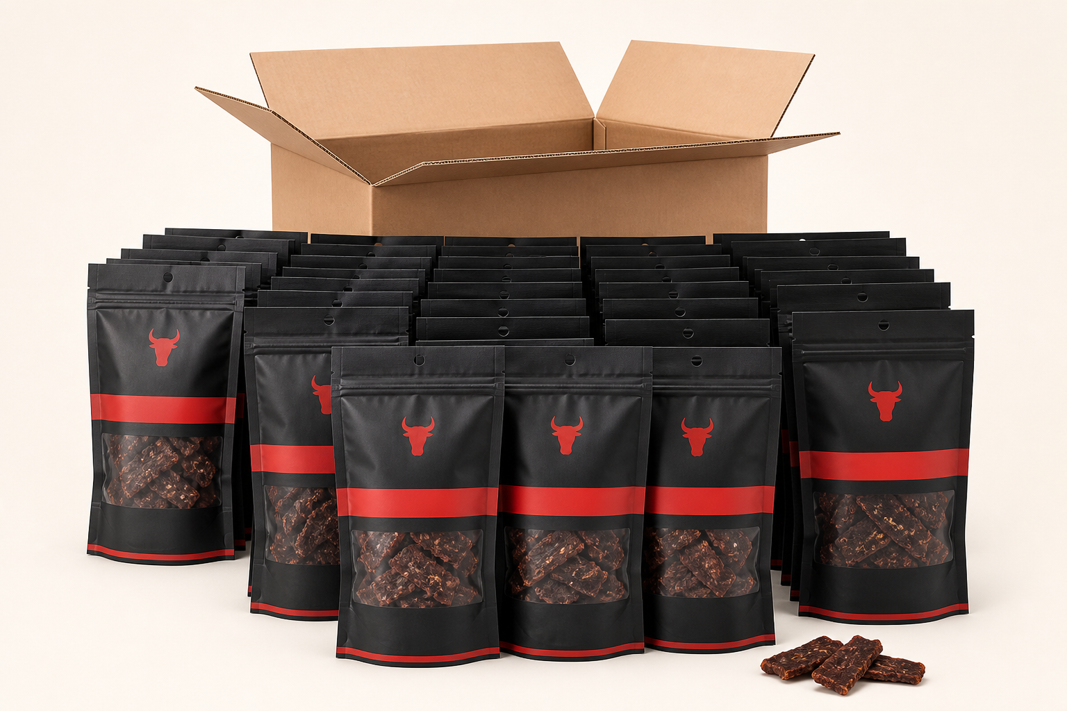 The Bulk Box — 36 bags of beef jerky